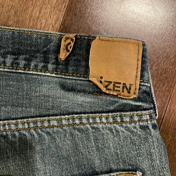 Denizen From Levi’s Men’s Loose Fit Distressed Jeans - Dark Blue Wash 36X30 - Picture 13 of 16